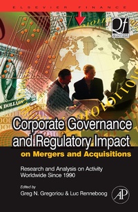 Abbildung von: Corporate Governance and Regulatory Impact on Mergers and Acquisitions - Academic Press
