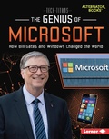 Cover: The Genius of Microsoft - Lerner Publications Co ,U.S.