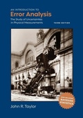 Cover: An Introduction to Error Analysis, third edition - University Science Books,U.S.