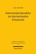 Cover: Interessenjurisprudenz im internationalen Privatrecht - Mohr Siebeck