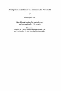 Abbildung von: Europaeisches Gemeinschaftsrecht und Internationales Privatrecht - Mohr Siebeck