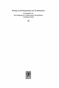 Abbildung von: Das Bewahrungsgesetz (1918-1967) - Mohr Siebeck