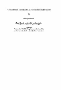 Abbildung von: Vorschlaege und Gutachten zur Reform des deutschen internationalen Privatrechts der ausservertraglichen Schuldverhaeltnisse - Mohr Siebeck