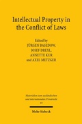 Cover: Intellectual Property in the Conflict of Laws - Mohr Siebeck
