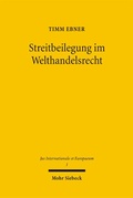 Cover: Streitbeilegung im Welthandelsrecht - Mohr Siebeck