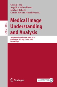 Enlarge image Cover: Medical Image Understanding and Analysis - Springer