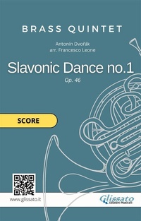 Abbildung von: Brass Quintet: Slavonic Dance no.1 by Dvorák (score) - Glissato Edizioni Musicali
