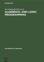 Cover: Algebraic and Logic Programming - De Gruyter