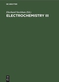 Cover: Electrochemistry III - De Gruyter