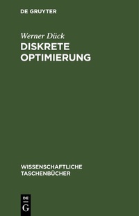 Enlarge image Cover: Diskrete Optimierung - De Gruyter