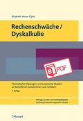 Cover: Rechenschw&auml;che / Dyskalkulie - Haupt Verlag