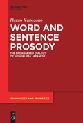Cover: Word and Sentence Prosody - De Gruyter Mouton