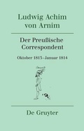 Cover: Der Preu&szlig;ische Correspondent - De Gruyter