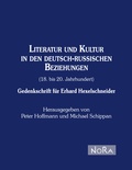 Cover: Literatur und Kultur in den deutsch-russischen Beziehungen (18. bis 20. Jahrhundert) - Nora