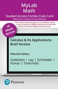 Cover: Mylab Math with Pearson Etext -- 18-Week Combo Access Card -- For Brief Calculus & Its Applications - Pearson