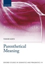 Cover: Parenthetical Meaning - OUP eBook