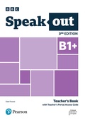Cover: Speakout 3ed B1+ Teacher's Book with Teacher's Portal Access Code - Pearson