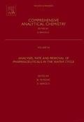 Cover: Analysis, Removal, Effects and Risk of Pharmaceuticals in the Water Cycle - Elsevier