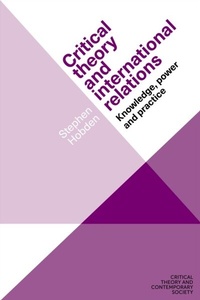 Abbildung von: Critical Theory and International Relations - Manchester University Press