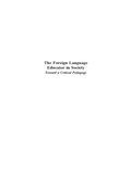 Cover: The Foreign Language Educator in Society - Routledge