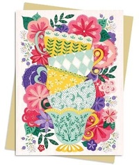 Abbildung von: Jenny Zemanek: Teacups Greeting Card Pack - Flame Tree Publishing