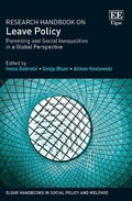 Cover: Research Handbook on Leave Policy - Edward Elgar Publishing