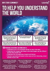 Abbildung von: Why Study Economics? | Classroom Posters - Tutor2u Limited