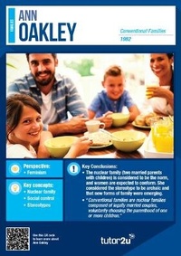 Abbildung von: Families: Classic Texts Classroom Posters for GCSE Sociology - Tutor2u Limited