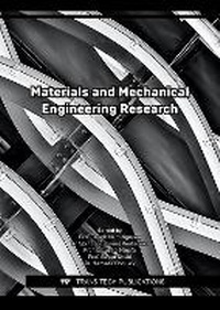 Enlarge image Cover: Materials and Mechanical Engineering Research - Trans Tech Publications Ltd