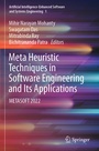Cover: Meta Heuristic Techniques in Software Engineering and Its Applications - Springer