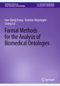 Enlarge image Cover: Formal Methods for the Analysis of Biomedical Ontologies - Springer