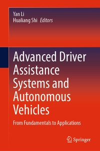 Enlarge image Cover: Advanced Driver Assistance Systems and Autonomous Vehicles - Springer