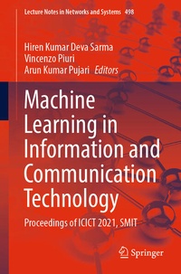 Enlarge image Cover: Machine Learning in Information and Communication Technology - Springer