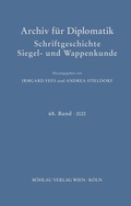 Cover: Archiv f&uuml;r Diplomatik, Schriftgeschichte, Siegel- und Wappenkunde - B&ouml;hlau
