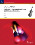 Cover: 24 Daily Exercises in all keys - Schott Music