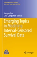 Cover: Emerging Topics in Modeling Interval-Censored Survival Data - Springer