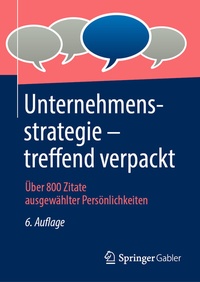 Abbildung von: Unternehmensstrategie - treffend verpackt - Springer Gabler