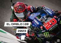 Abbildung von: EL DIABLO | 20 - Fabio Quartararo - 2023 - Kalender | MotoGP DIN A2 - GP-Fever.de