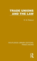 Cover: Trade Unions and the Law - Routledge