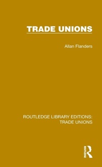 Abbildung von: Trade Unions - Routledge
