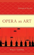Cover: Opera as Art - Lexington Books