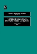 Cover: Politics and Neoliberalism - JAI Press Ltd