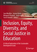 Cover: Inclusion, Equity, Diversity, and Social Justice in Education - Springer