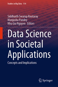 Enlarge image Cover: Data Science in Societal Applications - Springer