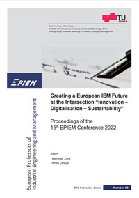 Enlarge image Cover: Creating a European IEM Future at the Intersection Innovation, Digitalisation and Sustainability - Verlag d. Technischen Universität Graz