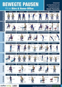 Abbildung von: Fitnessposter Bewegte Pausen - Steffen Verlag