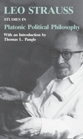 Cover: Studies in Platonic Political Philosophy - University of Chicago Press