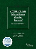 Cover: Contract Law, Selected Source Materials Annotated, 2022 Expanded Edition - West Academic Press