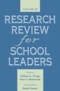 Cover: Research Review for School Leaders - Routledge
