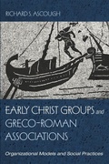 Cover: Early Christ Groups and Greco-Roman Associations - Cascade Books